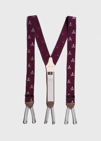 Paul Stuart Skull and Crossbones Braces, thumbnail 1