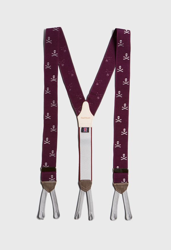 Paul Stuart Skull and Crossbones Braces, image 1