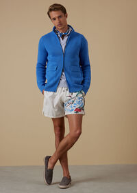 Paul Stuart Beach Print Swim Trunk, thumbnail 2