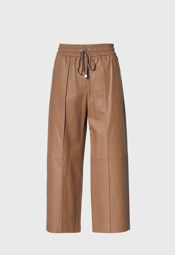 Paul Stuart Leather Pull On Pant, image 1