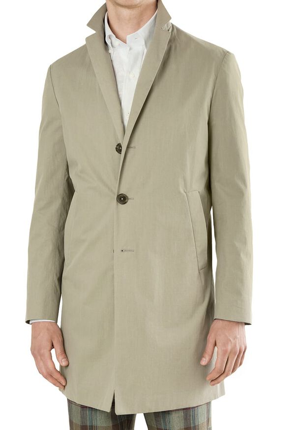 Paul Stuart Three Button Raincoat, image 1