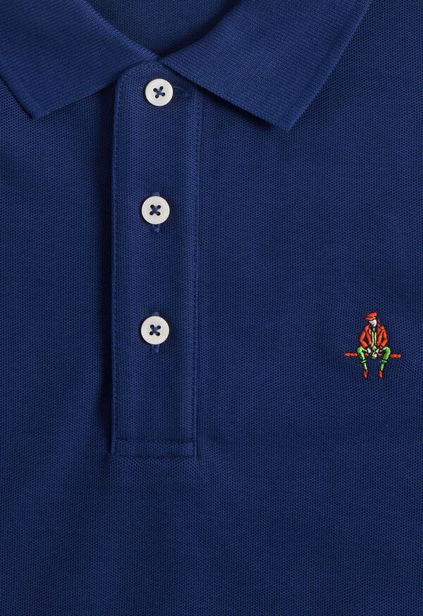 Paul Stuart Cotton Piqué Logo Polo, image 2