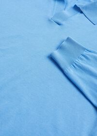 Paul Stuart Cotton Long Sleeve Johnny Collar Polo, thumbnail 2