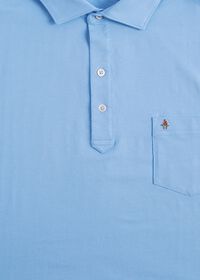 Paul Stuart Pima Cotton Front Pocket Logo Polo, thumbnail 2