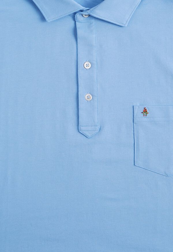 Paul Stuart Pima Cotton Front Pocket Logo Polo, image 2