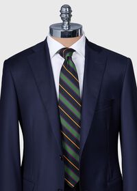 Paul Stuart Wool & Cotton Stripe Tie, thumbnail 2