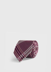 Paul Stuart Woven Silk Large Plaid Tie, thumbnail 1