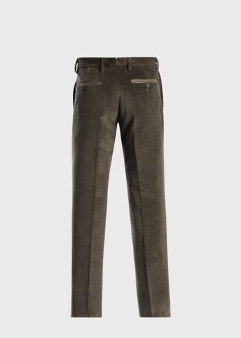 Paul Stuart Suede Trimmed Corduroy Trouser