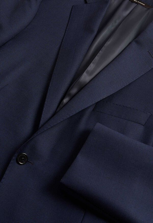 Paul Stuart Navy Nailhead All Year Wool Paul Suit, image 3