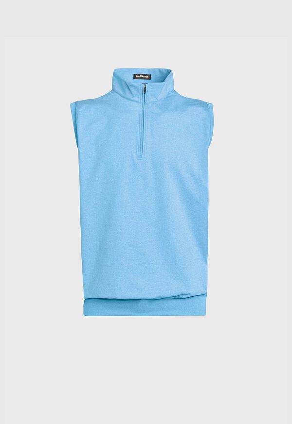 Paul Stuart Heathered 1/4 Zip Vest, image 1