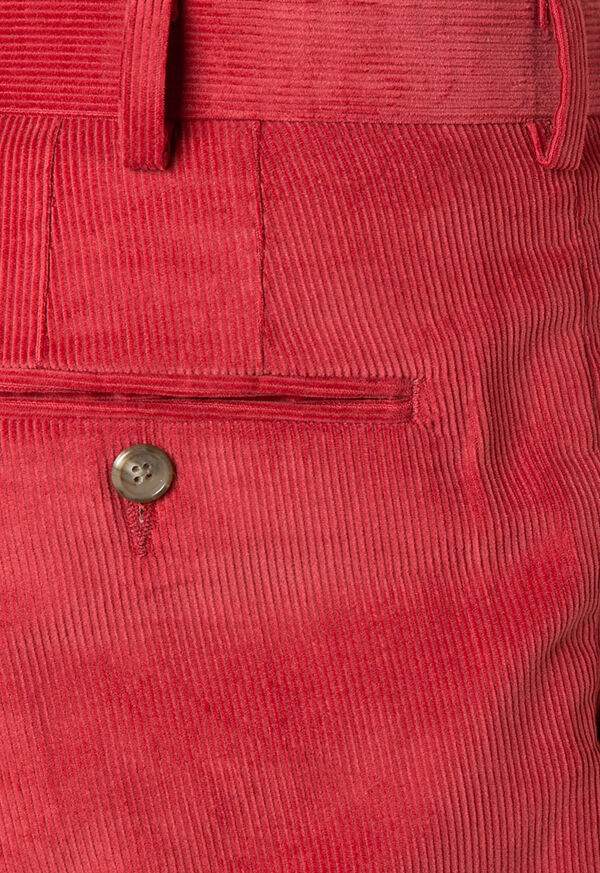 Paul Stuart Crimson Pin Cord Cotton Trouser, image 3