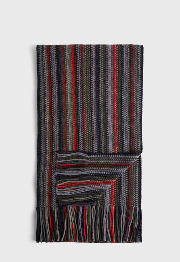 Paul Stuart Variegated Stripe Scarf, image 1