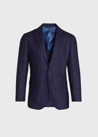 Paul Stuart Navy Stripe Suit, thumbnail 3
