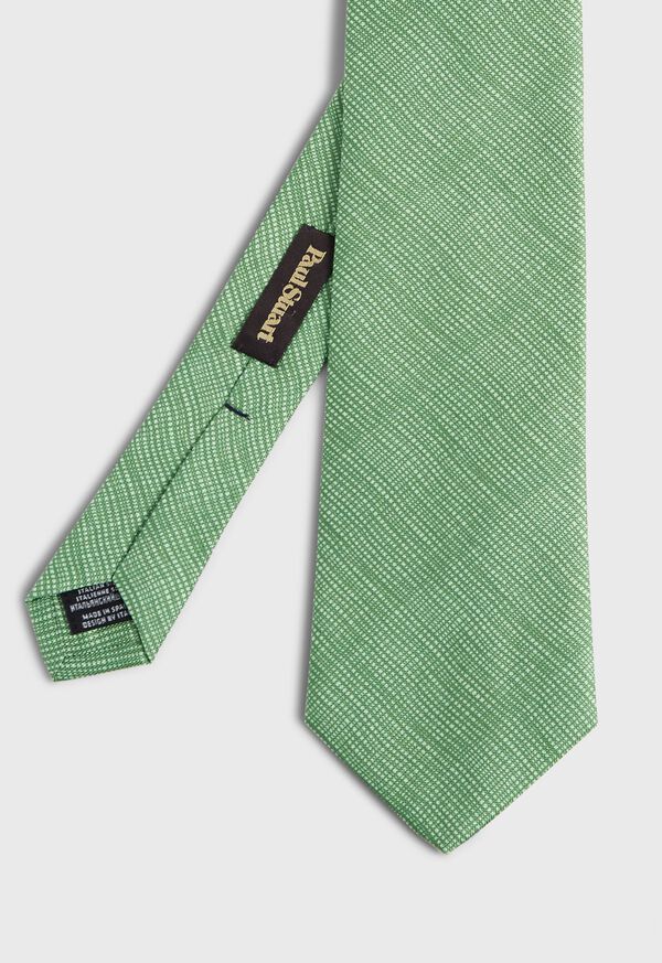 Paul Stuart Printed Tonal Plaid Tie, image 1