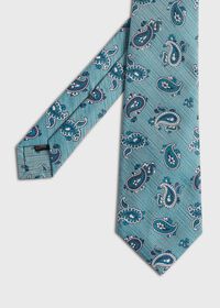 Paul Stuart Woven Silk Summer Paisley Tie, thumbnail 1