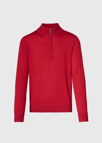 Paul Stuart Merino Wool Quarter Zip Sweater, thumbnail 1