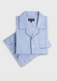 Paul Stuart Cotton Jacquard Stripe Pajama, thumbnail 1