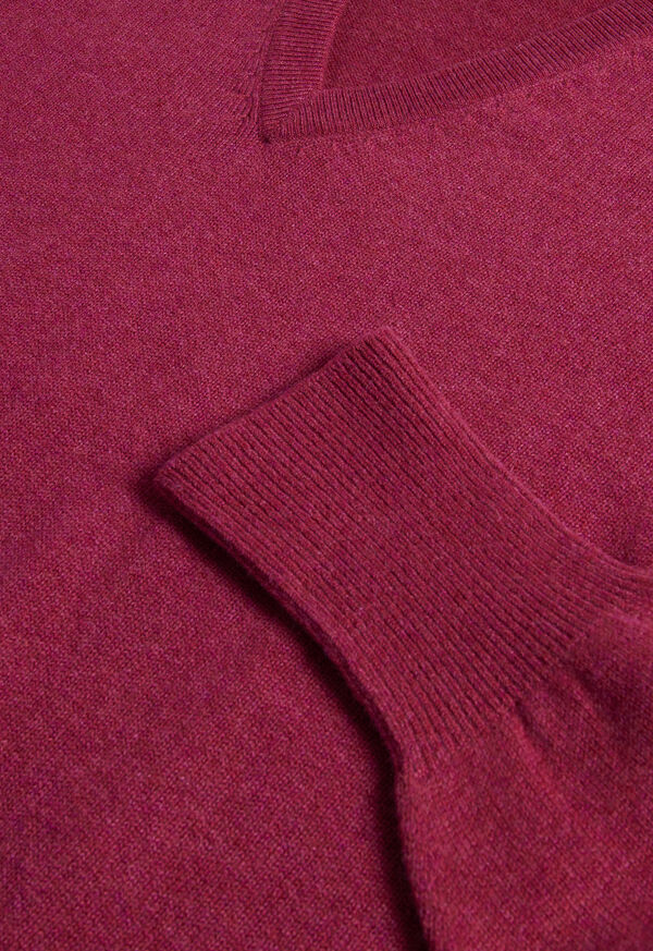 Paul Stuart Classic Cashmere V-Neck Sweater, image 2
