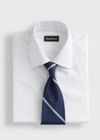 Paul Stuart Woven Silk Regimental Stripe Tie, thumbnail 2
