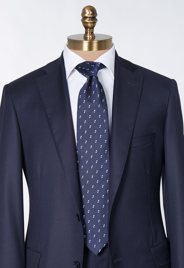 Paul Stuart Woven Silk Double Dot Tie, image 2