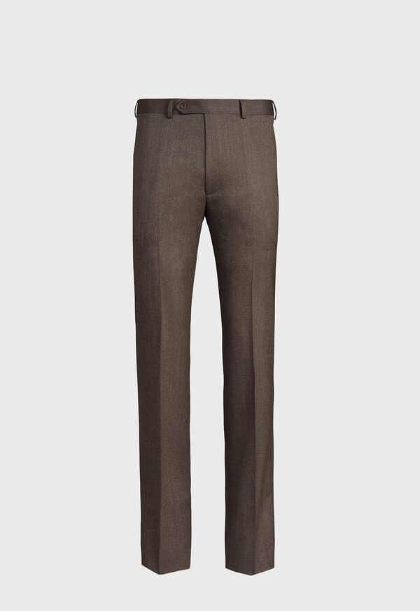 Paul Stuart Mink Twill Plain Front Trouser, image 1