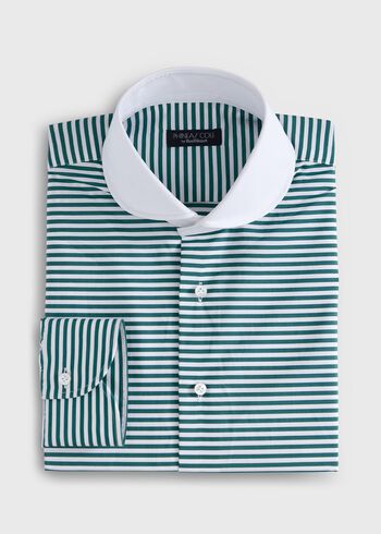 Paul Stuart Horizontal Stripe Dress Shirt