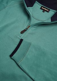 Paul Stuart Pima Cotton 1/2 Zip Sweater, thumbnail 2