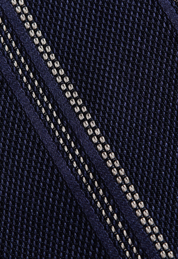 Paul Stuart Silk Grenadine Stripe Tie, image 3