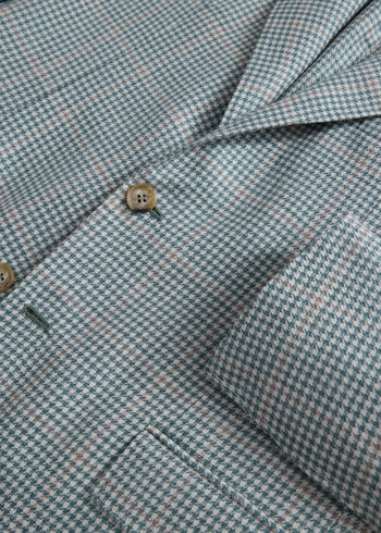 Paul Stuart Sage Plaid Jacket