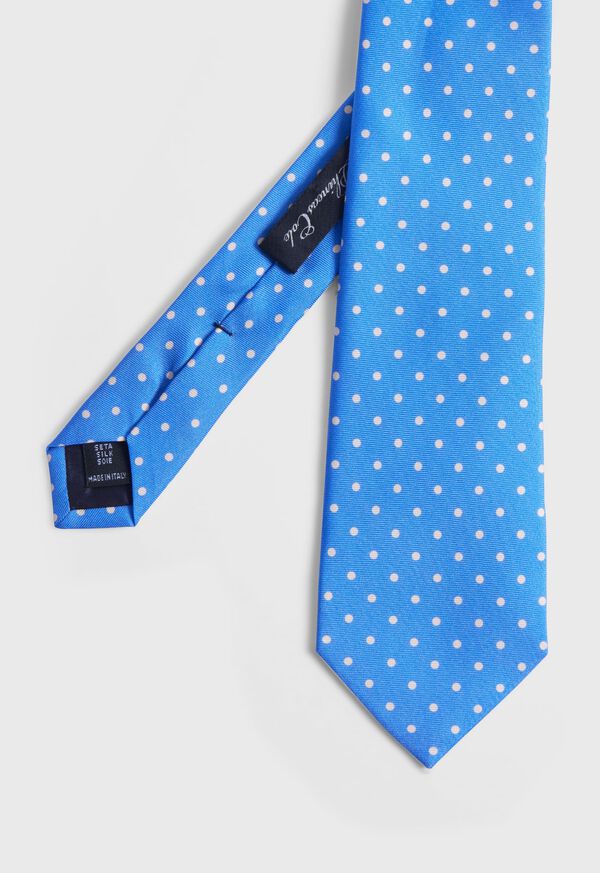 Paul Stuart Printed Silk Dot Tie, image 1