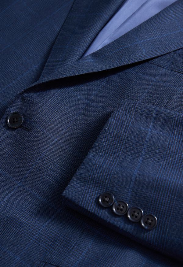 Paul Stuart Wool & Silk Tonal Plaid Suit, image 4