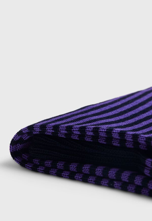 Paul Stuart Cotton Horizontal Stripe Sock, image 2