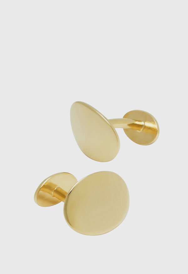 Paul Stuart Curved Oval Cufflinks, image 1