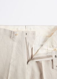 Paul Stuart Soft Linen Canvas Dress Trouser, thumbnail 2