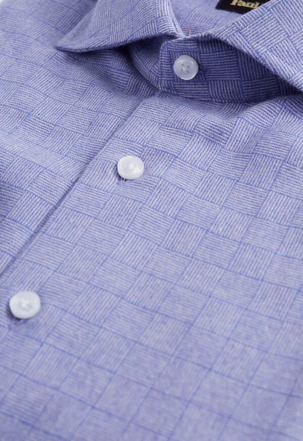 Paul Stuart Parquet Pattern Flannel Sport Shirt, image 2