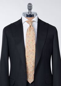 Paul Stuart Printed Linen Paisley Tie, thumbnail 3