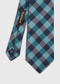 Paul Stuart Oxford Check Silk Tie, thumbnail 1