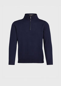 Paul Stuart Cashmere 1/4 Zip Sweater, thumbnail 1
