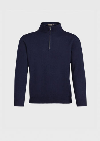 Paul Stuart Cashmere 1/4 Zip Sweater