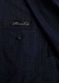 Paul Stuart Phineas Cole Wool Navy Tonal Stripe Suit, thumbnail 4