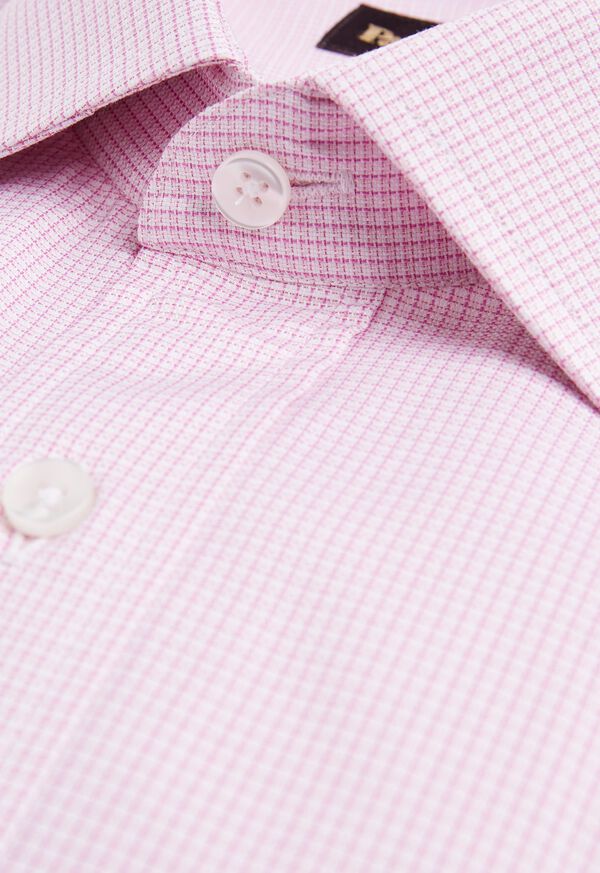 Paul Stuart Microcheck Cotton Dress Shirt, image 2