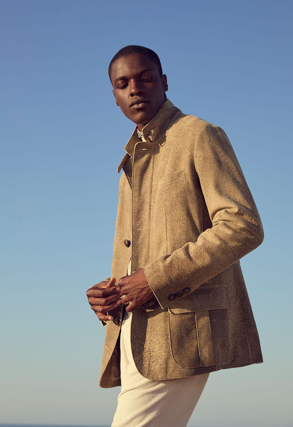 Paul Stuart Distressed Suede Jacket, image 2
