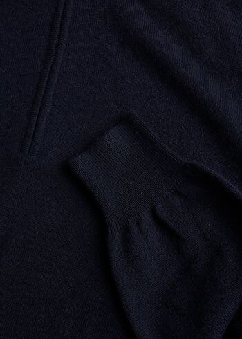 Paul Stuart Cashmere 1/4 Zip Sweater