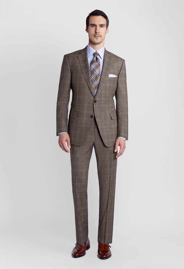 Paul Stuart Paul Fit Super 110s Wool Plaid Suit, image 2