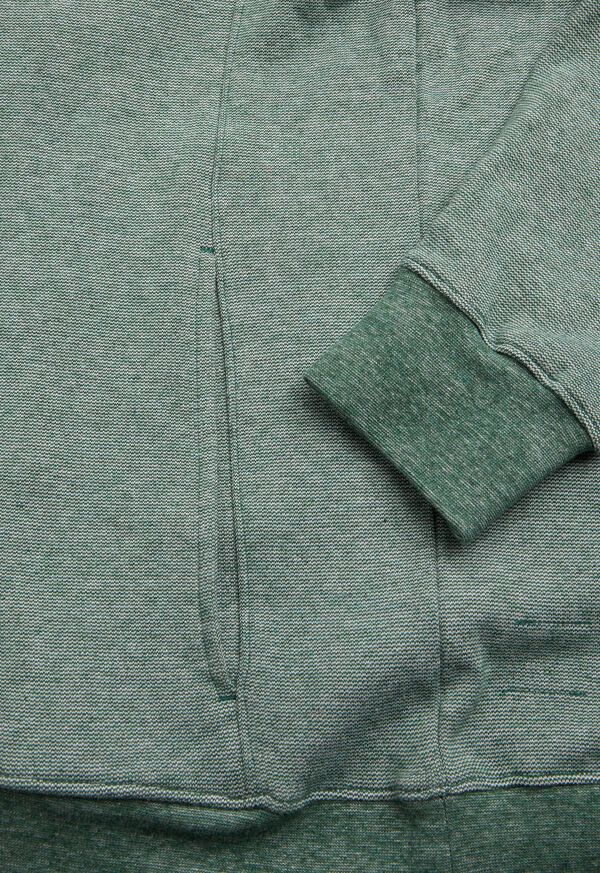 Paul Stuart Hairline Stripe Pullover with Snap Buttons, image 3