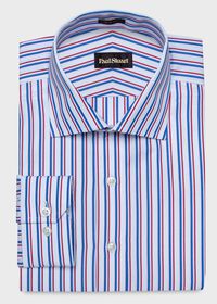 Paul Stuart Slim Fit Cotton Wide Stripe Dress Shirt, thumbnail 1