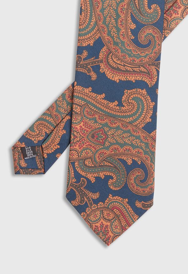 Paul Stuart Paisley Silk Tie, image 1