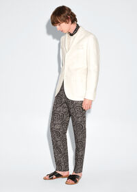 Paul Stuart Printed Paisley Linen Dress Trouser, thumbnail 2