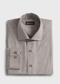 Paul Stuart Brushed Cotton Houndstooth Sport Shirt, thumbnail 1