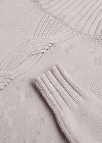 Paul Stuart Wool Blend Cable Front Turtleneck, thumbnail 2
